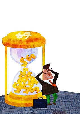 PSD 캐릭터 남자 백그라운드 일러스트 비즈니스 한명 사람 금융 경제 달러 직장인 비즈니스맨 화폐기호 비즈니스캐릭터 모래시계 남자만 남자한명만 국내일러스트 일러캐릭터 직업 1 기호 모래 시계 돈 화폐 파일형식