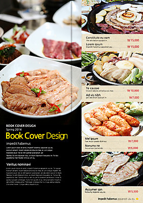 PSD 템플릿 편집 접시 표지디자인 북디자인 내지 한식 음식 리플렛 백그라운드 채소 2단접지 북커버 식재료 양파 감자 생고기 육류 팜플렛 사람없음 요식업 가격 메뉴 메뉴판 전골 파 곱창 막창 이미지템플릿 식기 산업 파일형식