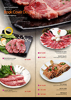 PSD 템플릿 편집 접시 표지디자인 북디자인 내지 한식 음식 리플렛 백그라운드 채소 2단접지 북커버 식재료 고추 양파 생고기 육류 팜플렛 사람없음 요식업 버섯 당근 소고기 가격 레몬 메뉴 아스파라거스 깻잎 메뉴판 갈비 양념갈비 이미지템플릿 식기 산업 과일 뿌리채소 파일형식