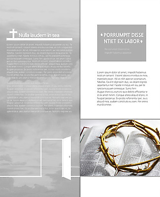 PSD 구름 템플릿 편집 표지디자인 북디자인 내지 기독교 종교 리플렛 백그라운드 십자가 2단접지 북커버 하늘 기독교용품 팜플렛 사람없음 책 문 성경 오픈 가시면류관 이미지템플릿 자연요소 종교용품 파일형식