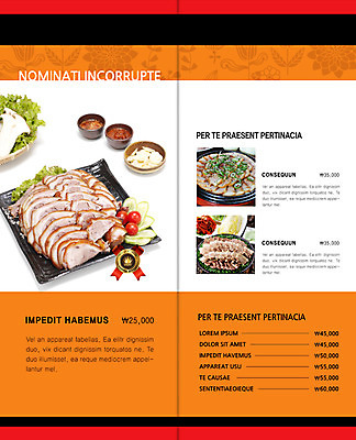 PSD 템플릿 편집 접시 표지디자인 북디자인 내지 한식 음식 리플렛 백그라운드 채소 2단접지 북커버 방울토마토 오이 마늘 육류 돼지고기 팜플렛 사람없음 라벨 요식업 버섯 가격 메뉴 메뉴판 보쌈 족발 이미지템플릿 식기 산업 토마토 식재료 프레임 파일형식