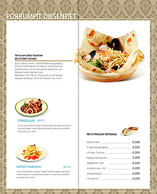 PSD 템플릿 편집 접시 표지디자인 북디자인 내지 음식 리플렛 백그라운드 2단접지 북커버 새우 파스타 스파게티 팜플렛 사람없음 요식업 가격 메뉴 메뉴판 홍합 해물파스타 이미지템플릿 식기 산업 어패류 서양음식 갑각류 파일형식