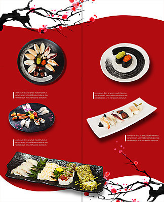 PSD 식물 템플릿 편집 접시 표지디자인 북디자인 꽃 내지 음식 리플렛 백그라운드 2단접지 북커버 새우 어류 팜플렛 사람없음 요식업 초밥 나뭇가지 생선초밥 롤 알초밥 일본음식 이미지템플릿 나무 식기 산업 갑각류 수중동물 파일형식