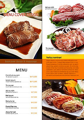 PSD 템플릿 편집 접시 표지디자인 북디자인 내지 한식 음식 리플렛 백그라운드 채소 2단접지 북커버 식재료 호박 양파 오이 생고기 육류 팜플렛 사람없음 요식업 버섯 당근 양념 가격 메뉴 메뉴판 칼집 이미지템플릿 식기 산업 뿌리채소 파일형식
