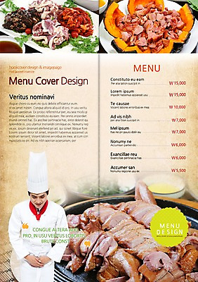 PSD 템플릿 편집 접시 표지디자인 북디자인 남자 내지 한식 음식 리플렛 백그라운드 채소 2단접지 북커버 호박 생고기 육류 한명 사람 동양인 팜플렛 상반신 성인 요식업 요리사 한국인 인사 가격 메뉴 메뉴판 오리고기 훈제오리 남자만 남자한명만 성인남자만 성인만 이미지템플릿 직업 1 식기 산업 식재료 오리 인종 예절 훈제 파일형식