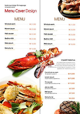 PSD 템플릿 편집 표지디자인 북디자인 내지 음식 리플렛 백그라운드 채소 2단접지 북커버 육류 스테이크 팜플렛 사람없음 요식업 해물요리 꽃게 바닷가재 가격 해산물 메뉴 메뉴판 이미지템플릿 산업 식재료 서양음식 게 가재 파일형식