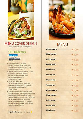 PSD 템플릿 편집 접시 표지디자인 북디자인 내지 음식 리플렛 백그라운드 2단접지 북커버 새우 팜플렛 사람없음 요식업 가격 메뉴 메뉴판 새우요리 멕시코음식 타코 토르티야 이미지템플릿 식기 산업 서양음식 갑각류 파일형식
