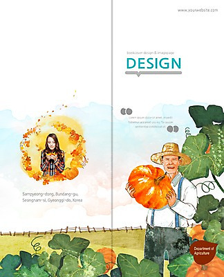 PSD 서양인 외국인 식물 백인 템플릿 편집 모자 표지디자인 북디자인 웰빙 계절 여자 표지 남자 리플렛 백그라운드 채소 2단접지 북커버 호박 나뭇잎 들기 사람 팜플렛 상반신 20대 성인 두명 농작물 울타리 농사 가을 농촌 농부 유기농 청년만 성인만 이미지템플릿 직업 잡화 잎 농업 모션 인종 청년 담장 시골 파일형식