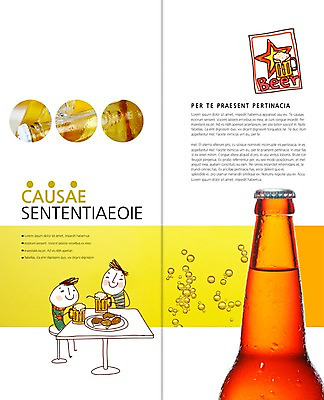 PSD 템플릿 편집 표지디자인 북디자인 남자 내지 음료 음식 리플렛 백그라운드 2단접지 북커버 의자 탁자 맥주 주류 병맥주 사람 팜플렛 두명 요식업 거품 술집 병 안주 맥주잔 호프집 이미지템플릿 식기 산업 가구 술잔 파일형식