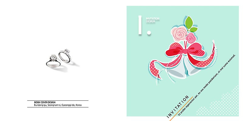 PSD 식물 템플릿 편집 표지디자인 북디자인 표지 꽃 리본 결혼 백그라운드 북커버 팜플렛 사람없음 반지 보석 예물 청첩장 초대장 커플반지 이미지템플릿 장신구 카드_감사 이벤트 광석 파일형식