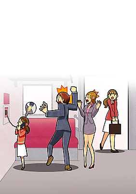 PSD 공공시설 여자 남자 어린이 백그라운드 일러스트 사람 여러명 성인 범죄 구출 전철 보호 위험 스킨십 성범죄 성추행 신고 인터폰 국내일러스트 육상교통 다수 컨셉 대중교통 도움 시설 파일형식