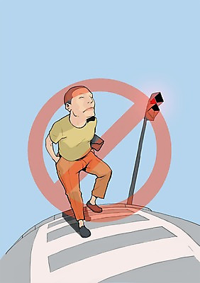 주간 PSD 공공시설 남자 백그라운드 일러스트 표시 한명 사람 성인 야외 금지 예절 횡단보도 신호등 공공예절 적신호 무단횡단 남자만 남자한명만 성인남자만 성인만 무단 국내일러스트 자연요소 1 보행로 시설 횡단 파일형식