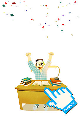 PSD 남자 일러스트 비즈니스 입벌림 한명 웃음 사람 앉기 성인 책 만세 구직 스탠드 도움 선택 책상 합격 꽃가루 커서 손모양 클릭 고용 헤드헌팅 남자만 남자한명만 성인남자만 성인만 국내일러스트 모양 1 가구 컨셉 모션 조명 표정 가루 서비스 채용 파일형식 손_신체부위