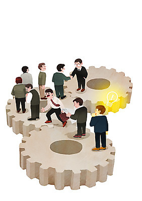 PSD 남자 일러스트 비즈니스 전구 악수 아이디어 사람 정장 여러명 성인 빛 구직 도움 비즈니스맨 바퀴 선택 톱니바퀴 줄서기 헤드헌팅 남자만 성인남자만 성인만 국내일러스트 옷 다수 컨셉 모션 손짓 직장인 서비스 파일형식