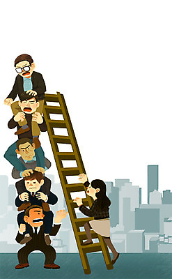 PSD 여자 남자 일러스트 비즈니스 사다리 협력 사람 정장 여러명 성인 건물 구직 도시 도움 비즈니스맨 비즈니스우먼 목말 선택 헤드헌팅 성인만 국내일러스트 건축물 옷 다수 컨셉 모션 도구 직장인 서비스 파일형식