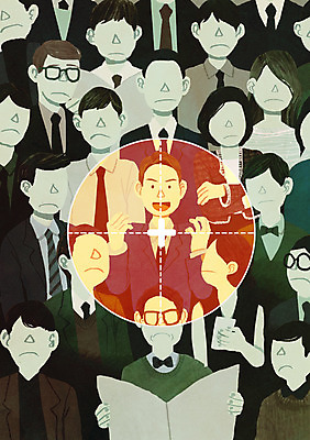 PSD 여자 남자 백그라운드 일러스트 비즈니스 사람 정장 여러명 성인 구직 도움 비즈니스맨 선택 목표 조준 인재 헤드헌팅 성인만 국내일러스트 옷 다수 컨셉 직장인 서비스 파일형식