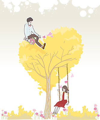 전신 나무 식물 커플 계절 공원 여자 남자 꽃 행복 여유 꽃다발 백그라운드 일러스트 함께함 사랑 사람 풍경 성인 야외 두명 가을풍경 가을 하트 그네 성인만 가을배경 국내일러스트 AI파일 모양 공공시설 감정 컨셉 관계 파일형식 벡터 가을_계절