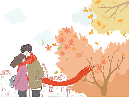 나무 식물 커플 계절 공원 여자 남자 꽃 행복 여유 백그라운드 낙엽 일러스트 함께함 사랑 서기 사람 풍경 상반신 성인 야외 두명 건물 가을풍경 목도리 가을 성인만 가을배경 국내일러스트 AI파일 건축물 잡화 공공시설 감정 컨셉 잎 관계 모션 파일형식 벡터 가을_계절