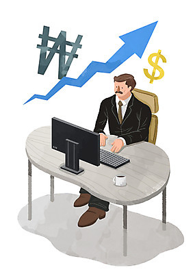 PSD 남자 화살표 중년 의자 일러스트 비즈니스 탁자 실내 한명 사람 앉기 성인 경제 컴퓨터 달러 업무 비즈니스맨 작업실 방향 상승 남자만 남자한명만 성인남자만 성인한명만 성인남자한명만 중년만 중년남자만 중년남자한명만 성인만 국내일러스트 1 가구 컨셉 돈 모션 내부 전자제품 작업 직장인 파일형식