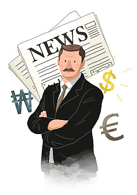 PSD 남자 중년 일러스트 비즈니스 성공 한명 서기 사람 정장 상반신 성인 경제 팔짱 달러 유로 비즈니스맨 화폐기호 신문 뉴스 남자만 남자한명만 성인남자만 성인한명만 성인남자한명만 중년만 중년남자만 중년남자한명만 성인만 국내일러스트 1 기호 옷 컨셉 돈 모션 간행물 직장인 화폐 파일형식