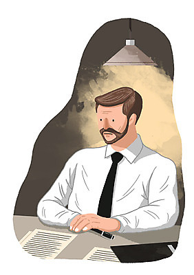 PSD 남자 중년 일러스트 비즈니스 탁자 조명 실내 한명 사람 앉기 정장 상반신 성인 경제 펜 업무 비즈니스맨 문서 남자만 남자한명만 성인남자만 성인한명만 성인남자한명만 중년만 중년남자만 중년남자한명만 성인만 국내일러스트 1 옷 가구 모션 내부 필기구 작업 직장인 파일형식