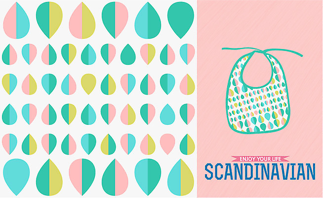 디자인 백그라운드 무늬 패턴 일러스트 자연 나뭇잎 북유럽 북유럽스타일 사람없음 아기용품 패턴백그라운드 오브젝트 턱받이 국내일러스트 AI파일 유럽 잎 생태계 스타일 파일형식 벡터