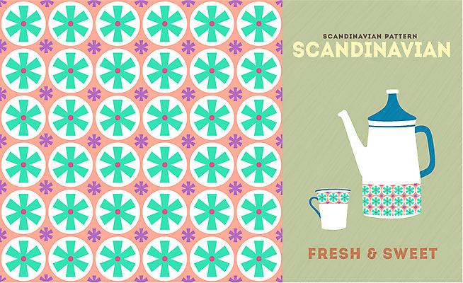 디자인 꽃 백그라운드 무늬 꽃무늬 패턴 일러스트 자연 주전자 북유럽 북유럽스타일 사람없음 컵 패턴백그라운드 찻잔 오브젝트 국내일러스트 AI파일 식물 식기 유럽 주방용품 잔 생태계 스타일 파일형식 벡터