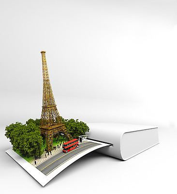 PSD 나무 편집 편집이미지 여행 버스 사람 여러명 관광지 3D 여행객 프랑스 에펠탑 파리_프랑스 기념사진 편집3D 식물 유럽 육상교통 다수 대중교통 디지털합성 파리 랜드마크 파일형식