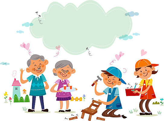 주간 구름 여자 노년 남자 행복 가구 의자 일러스트 주택 프레임 함께함 사람 여러명 성인 야외 공구 봉사 도움 수리 자원봉사자 노인만 성인만 국내일러스트 AI파일 자연요소 감정 생활용품 다수 컨셉 건물 도구 파일형식 벡터