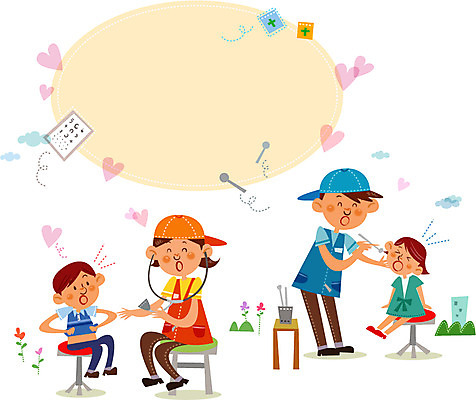 여자 남자 행복 어린이 일러스트 프레임 함께함 사람 여러명 성인 치료 진료 의사 하트 봉사 도움 자원봉사자 건강검진 의료봉사 국내일러스트 AI파일 모양 감정 다수 컨셉 의학 의료진 검사_조사 파일형식 벡터