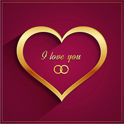 백그라운드 무늬 일러스트 프레임 사랑 사람없음 금색 하트 국내일러스트 AI파일 모양 감정 컬러 파일형식 벡터