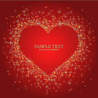 컬러 백그라운드 일러스트 프레임 사랑 사람없음 빨간색 빛 하트 국내일러스트 AI파일 모양 감정 파일형식 벡터