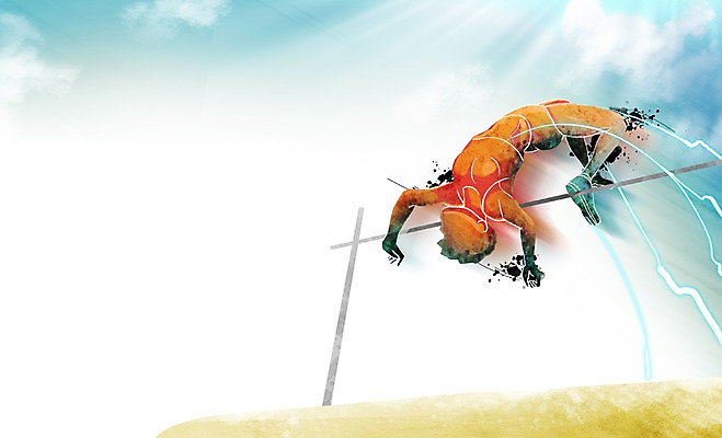 전신 PSD 남자 스포츠 올림픽 일러스트 캘리그라피 한명 사람 빛 달리기 점프 자신감 육상스포츠 열정 드로잉 높이뛰기 남자한명만 국내일러스트 1 감정 모션 미술 남자만 파일형식