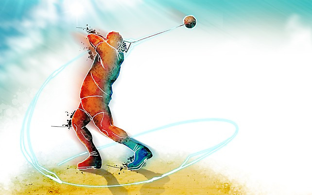 전신 PSD 남자 스포츠 올림픽 일러스트 캘리그라피 한명 사람 빛 자신감 던지기 육상스포츠 열정 드로잉 해머던지기 남자한명만 국내일러스트 해머용품 1 감정 스포츠용품 모션 미술 남자만 파일형식