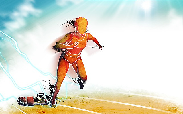 전신 PSD 남자 스포츠 올림픽 일러스트 캘리그라피 한명 사람 빛 달리기 자신감 육상스포츠 출발 열정 드로잉 남자한명만 국내일러스트 1 감정 컨셉 모션 미술 남자만 파일형식