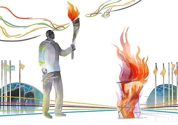 전신 PSD 계절 남자 올림픽 겨울 일러스트 겨울스포츠 운동선수 동계올림픽 한명 서기 들기 사람 자신감 열정 성화봉송 남자만 남자한명만 국내일러스트 1 감정 스포츠 모션 파일형식