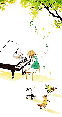 주간 전신 PSD 나무 동물 여자 어린이 악기 연주 음표 일러스트 가지 세마리 한명 사람 앉기 소녀 야외 고양이 건반 피아노 강아지 여자만 여자한명만 어린이만 소녀만 소녀한명만 국내일러스트 자연요소 식물 1 기호 음악 채소 포유류 모션 3 반려동물 건반악기 개 파일형식