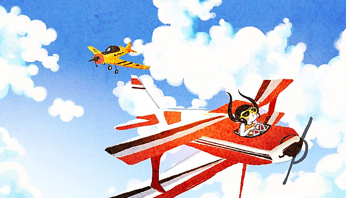 주간 PSD 구름 여자 어린이 일러스트 하늘 비행기 한명 사람 상반신 야외 장난감 모형 승차 여자만 여자한명만 어린이만 소녀만 소녀한명만 국내일러스트 자연요소 1 항공교통 모션 대중교통 파일형식