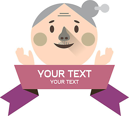 모양 손 여자 노년 리본 할머니 얼굴 상징 백그라운드 스티커 일러스트 텍스트 사람 신체부위 라벨 웹 심볼 배지 엘리먼트 노인만 성인만 국내일러스트 AI파일 인터넷 프레임 성인 파일형식 벡터