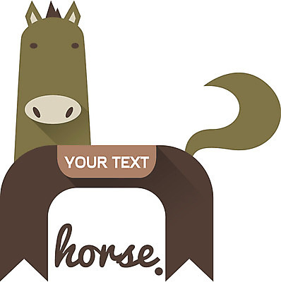 모양 동물 상징 백그라운드 스티커 일러스트 텍스트 사람없음 라벨 웹 말_동물 심볼 배지 엘리먼트 국내일러스트 AI파일 인터넷 포유류 프레임 파일형식 벡터