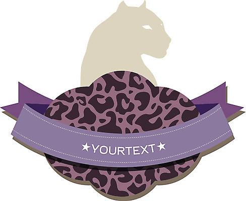 모양 동물 리본 상징 백그라운드 스티커 무늬 일러스트 텍스트 사람없음 라벨 웹 심볼 배지 표범 엘리먼트 표범무늬 국내일러스트 AI파일 인터넷 포유류 프레임 파일형식 벡터