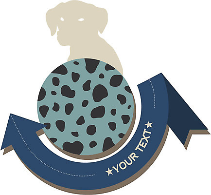 모양 동물 화살표 리본 상징 백그라운드 스티커 무늬 일러스트 텍스트 사람없음 라벨 웹 개 심볼 배지 달마시안 엘리먼트 점박이 국내일러스트 AI파일 인터넷 포유류 프레임 파일형식 벡터