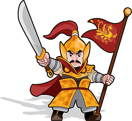 캐릭터 남자 무기 일러스트 한명 사람 동양인 성인 한국인 깃발 역사 칼 왕 위인 광개토대왕 남자만 남자한명만 성인남자만 성인만 일러캐릭터 AI파일 1 인종 파일형식 벡터
