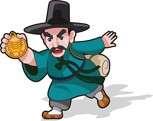 캐릭터 남자 일러스트 한명 사람 동양인 성인 한국인 역사 한복 위인 박문수 암행어사 어사 남자만 남자한명만 성인남자만 성인만 일러캐릭터 AI파일 갓모자 모자_잡화 1 한국전통 전통소품 인종 전통의상 파일형식 벡터