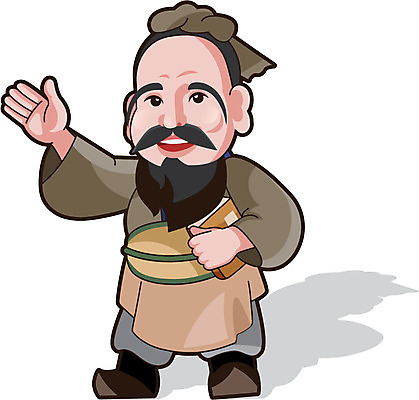 캐릭터 남자 일러스트 한명 사람 동양인 성인 책 중국인 역사 위인 공자 학자 남자만 남자한명만 성인남자만 성인만 일러캐릭터 AI파일 외국인 직업 1 인종 파일형식 벡터