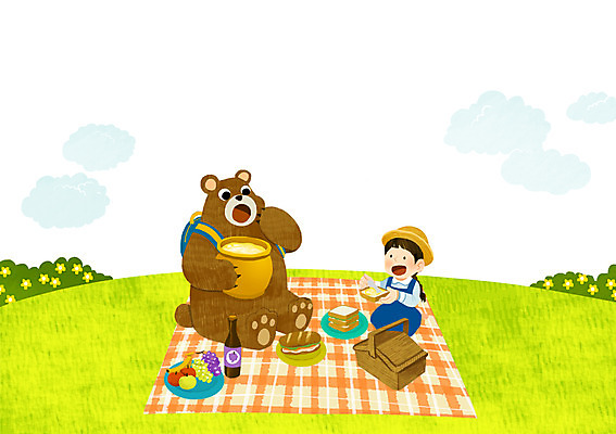 주간 PSD 동물 여자 어린이 음식 일러스트 곰 함께함 샌드위치 한명 사람 초원 야외 소풍 바구니 돗자리 꿀 포도주스 소통 여자만 여자한명만 어린이만 소녀만 소녀한명만 국내일러스트 자연요소 1 컨셉 포유류 야외활동 과일주스 파일형식