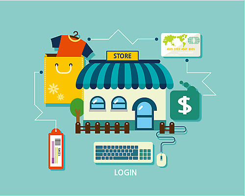 옷 백그라운드 일러스트 정보기술 사람없음 쇼핑 쇼핑백 달러 상점 웹서핑 키보드 마우스 화폐기호 서핑 플랫 가격표 국내일러스트 AI파일 기호 돈 가방 기술 컴퓨터용품 수상스포츠 화폐 파일형식 벡터