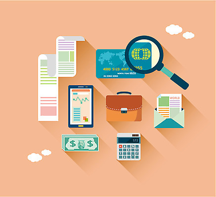 백그라운드 지폐 돈 서류가방 일러스트 비즈니스 돋보기 사람없음 경제 스마트폰 달러 계산기 이메일 플랫 결제 영수증 국내일러스트 AI파일 가방 문구용품 금융 핸드폰 스마트기기 장비 재산 파일형식 벡터