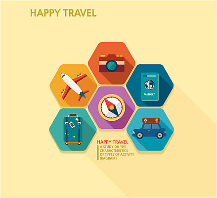 컬러 여행 백그라운드 일러스트 자동차 비행기 사람없음 컬러풀 카메라 세계여행 플랫 나침반 여권 국내일러스트 AI파일 육상교통 항공교통 대중교통 전자제품 세계 파일형식 벡터