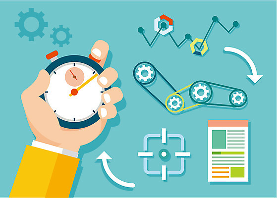 손 화살표 백그라운드 일러스트 그래프 한명 신체부위 시간 바퀴 플랫 계획 톱니바퀴 문서 스톱워치 국내일러스트 AI파일 1 시계 컨셉 사람 파일형식 벡터